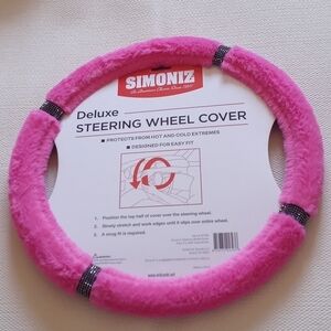 Pink Steering pink wheel cover